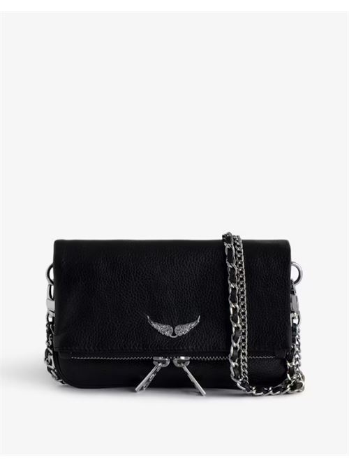 ROCK NANO GRAINED LEATHER ZADIG&VOLTAIRE | PWGAP2005F001 NOIR